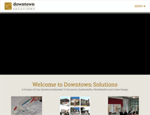 Tablet Screenshot of downtownsolutions.com